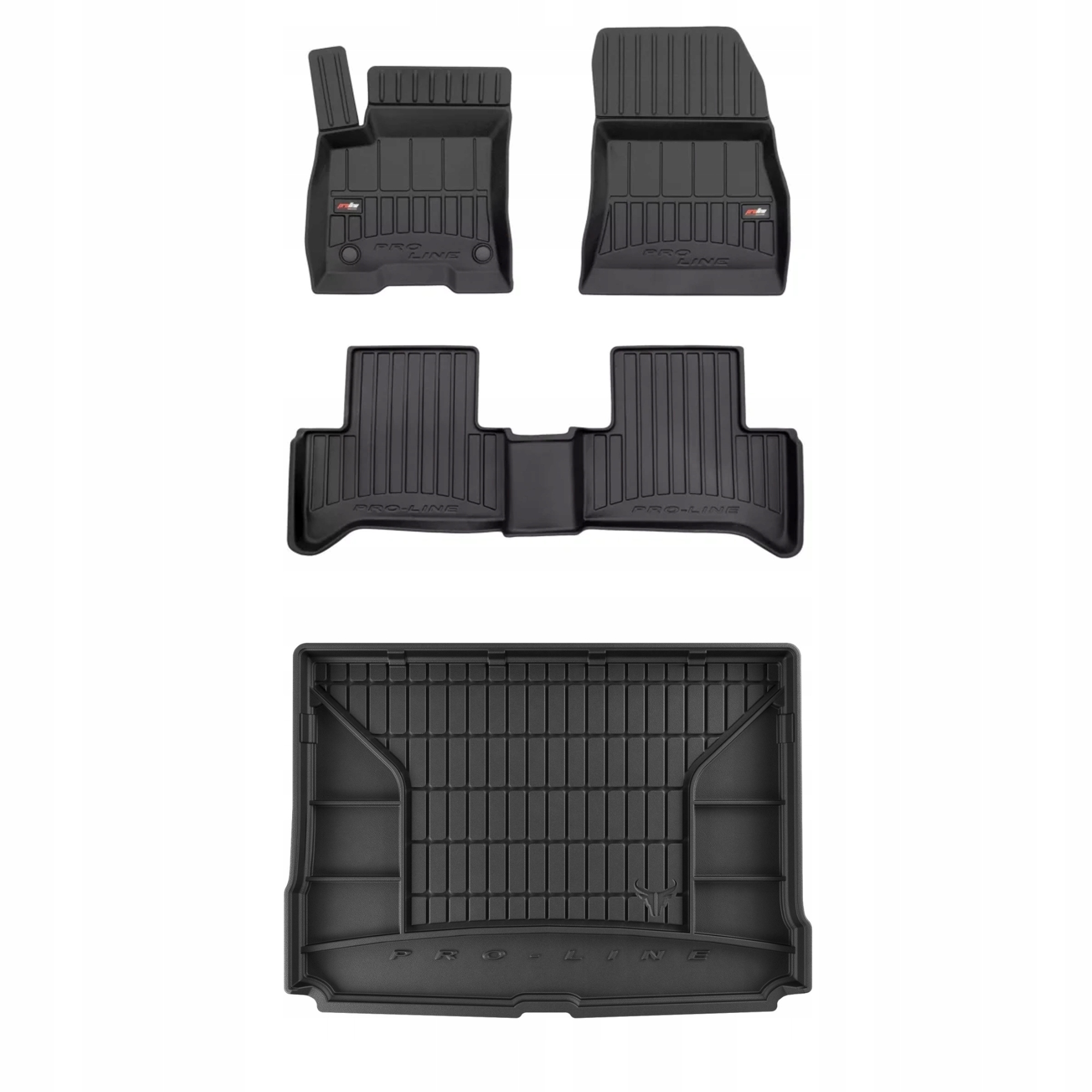 Gumová sada 3D kobercov a rohoží Mercedes Eqa od roku 2021