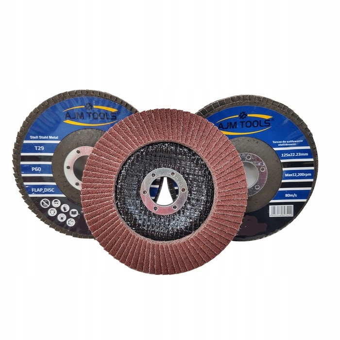 Tarcza ścierna zestaw do metalu 125 mm P60 2 szt Kod producenta 0013BY