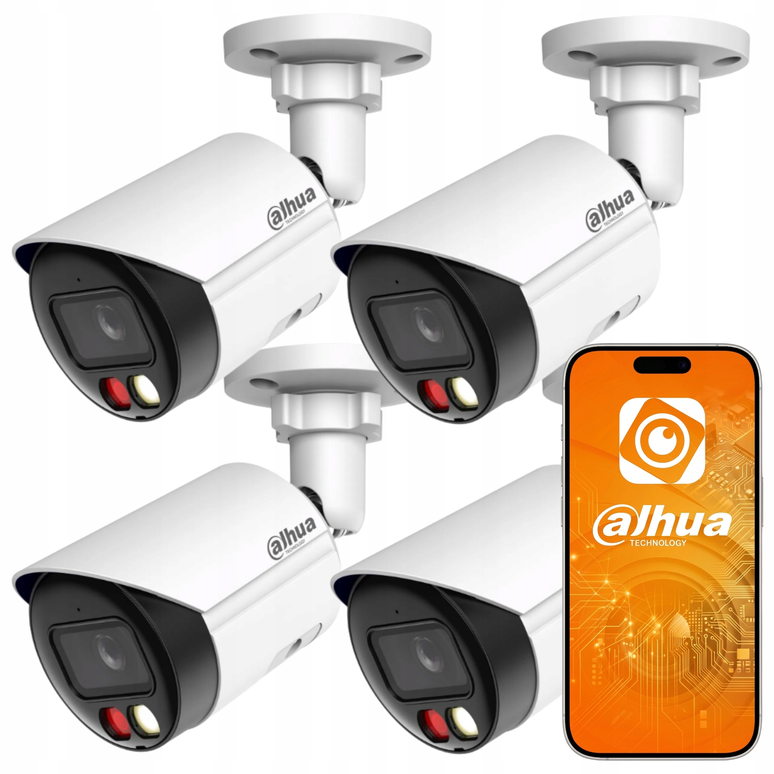 Kamera 4x IPC-HFW2649S-S-IL-0280B 6MPX Detekcja IR30M Roi Blc IP67 Dahua