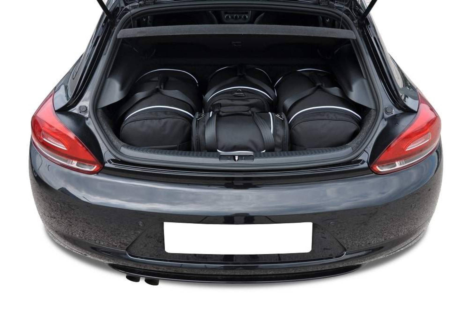 J&j Automotive Sada 4ks cestovných tašiek Aero pre Vw Scirocco 2008-2017