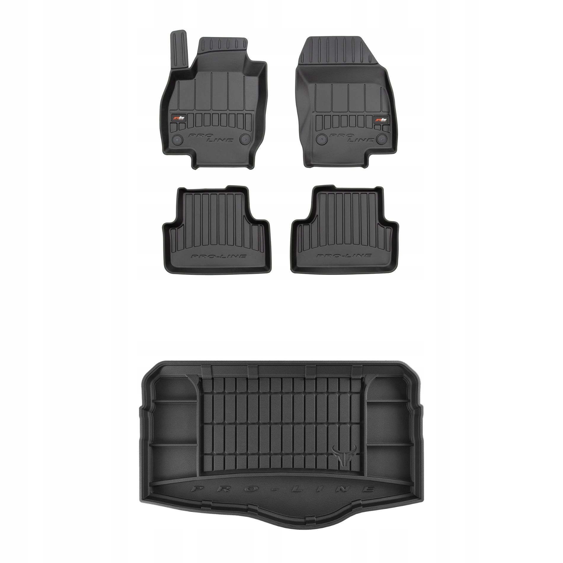 Sada gumových koberců a rohoží pro Volkswagen T-Cross od roku 2018