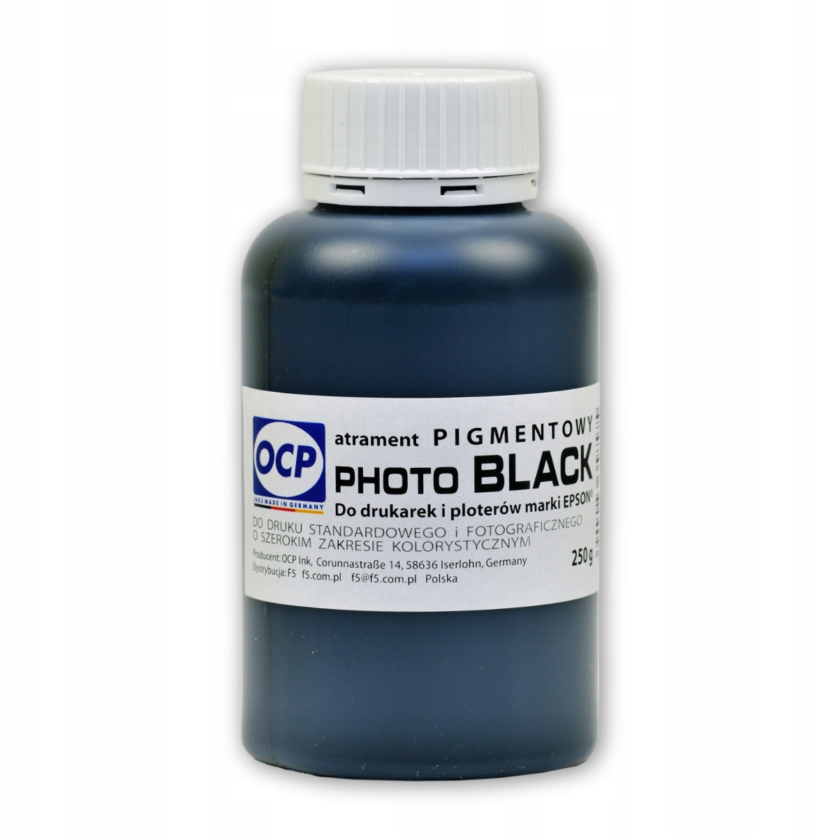 Tusz pigmentowy OCP do drukarek Epson 250g PHOTO BLACK