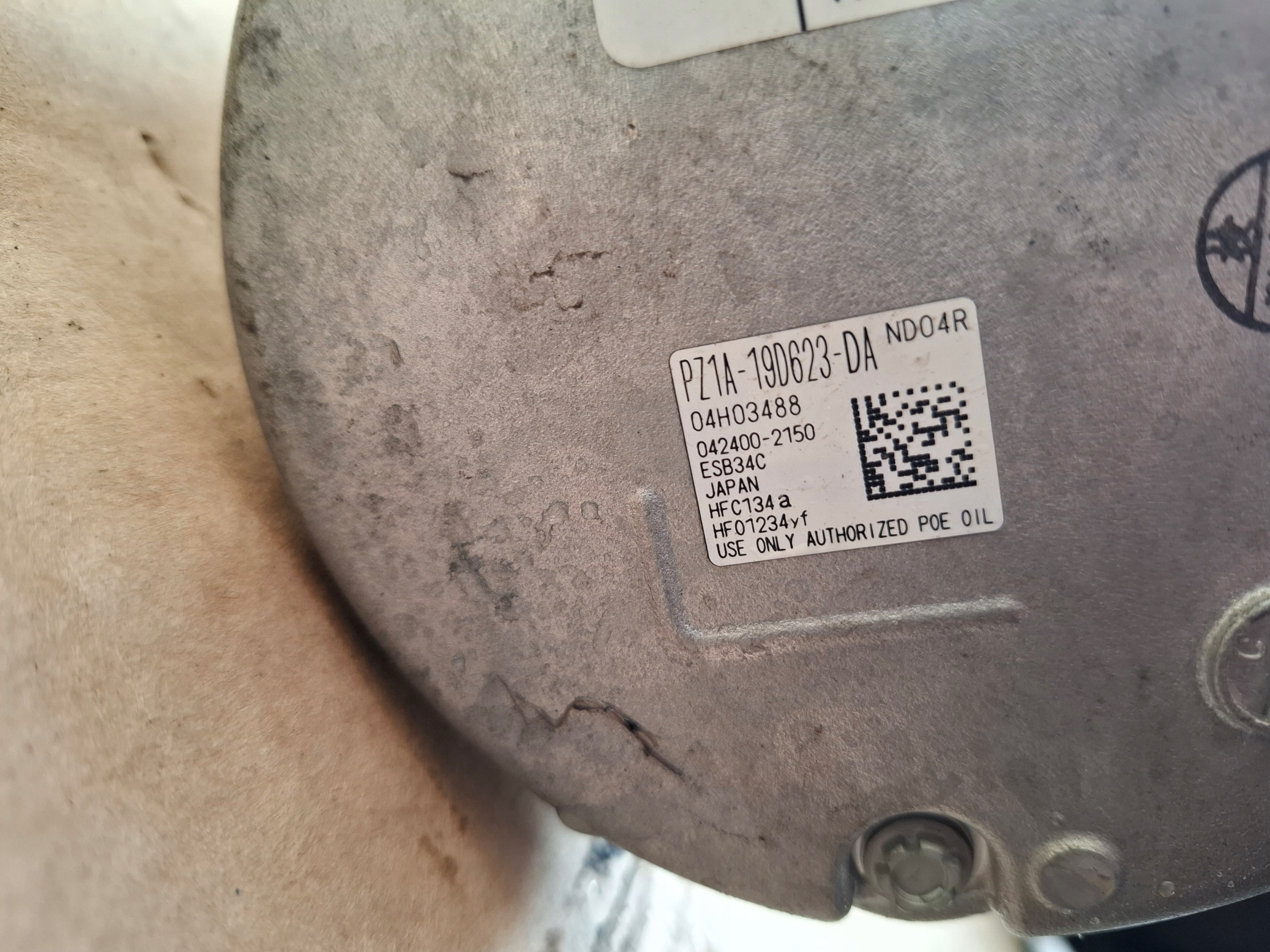 Ford Kuga MK3 2024 compressor; compressor of the air conditioning