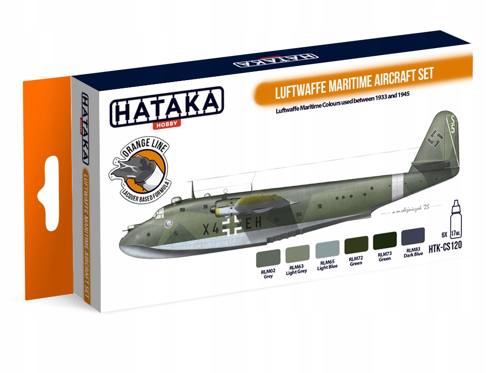 Sada barev Luftwaffe Maritime Aircraft Set Hataka HTK-CS120