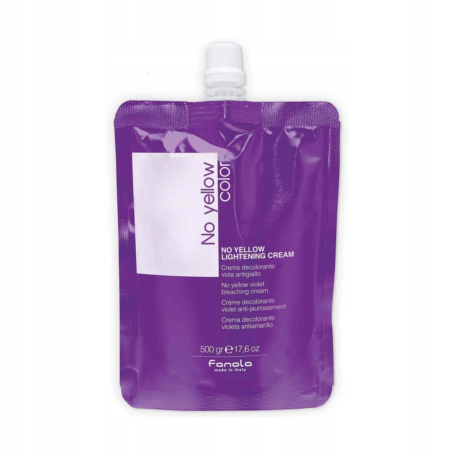 Fanola No Yellow – Rozjasňovač v krému 500 g
