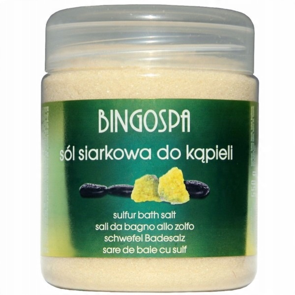 

Bingospa Sól Siarkowa do kąpieli 600 G