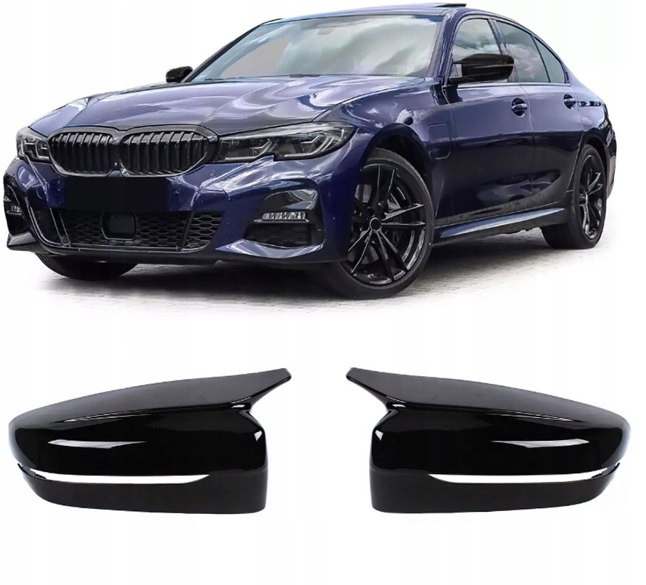 Krytky Zrcátek Bmw G20 G21 G30 G38 Krytky Zrcátek Černé Ala M3