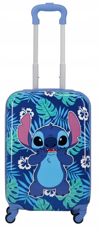 Walizka Stitch Na Kólkach Dla Dzieci Podróżna Szyfr Bagaż