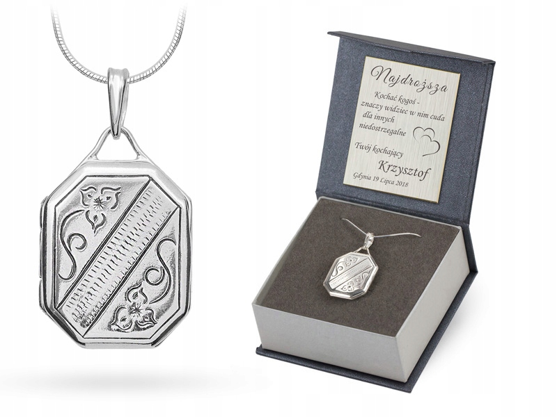 Stříbrný Řetízek S Přívěskem 925 Tajemník 60 cm