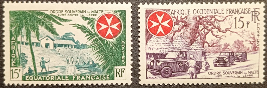 KOLONIE FRANCUSKIE - FRANCUSKA AFRYKA ZACHODNIA I RÓWNIKOWA ** - czysty