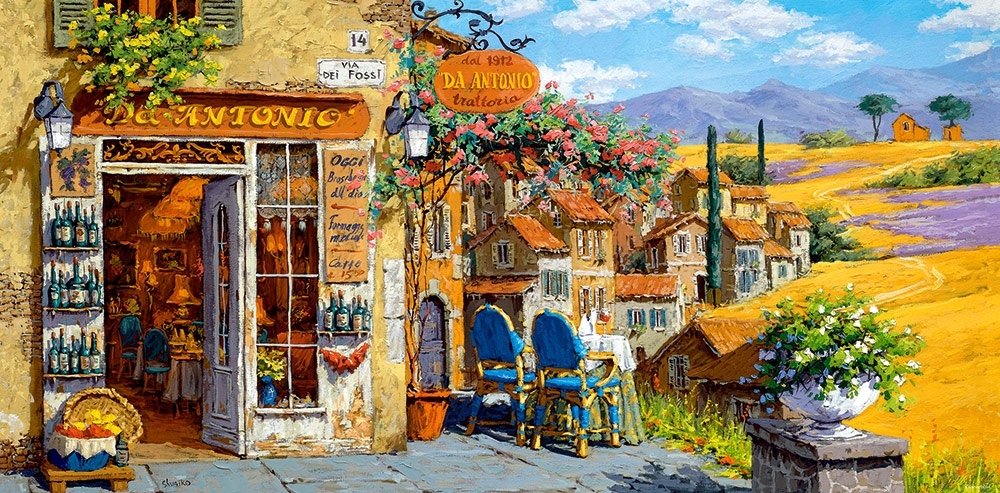 

Puzzle 4000 Obraz Wieś Dom Droga Włochy 9+ Castor