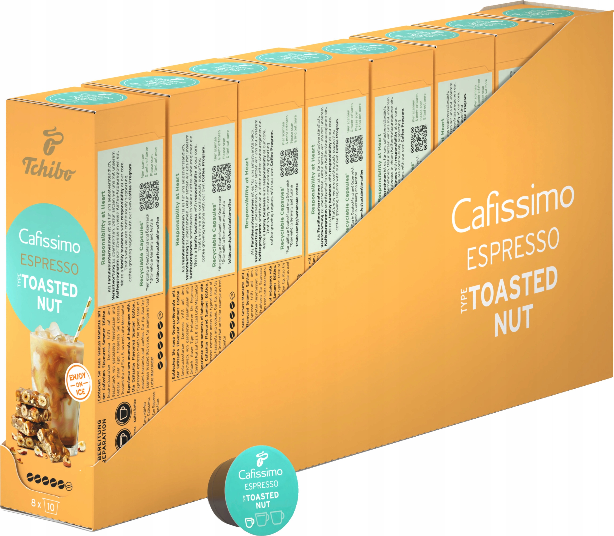 Kapsle Tchibo Cafissimo Toasted Nut 8 x 10 kusů
