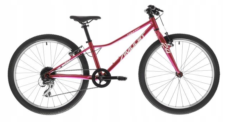 Rower dziecięcy Amulet Tomcat Sh (24'') raspberry/silver