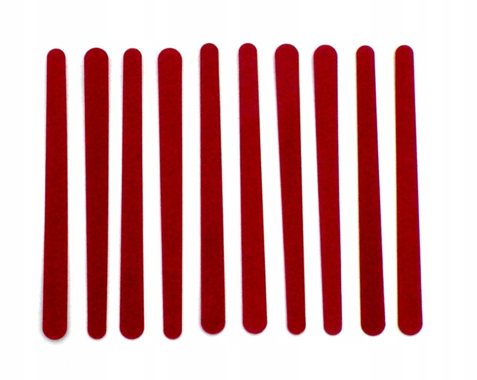 Pilniki do paznokci papierowe jednorazowe dwustronne 12 szt manicure