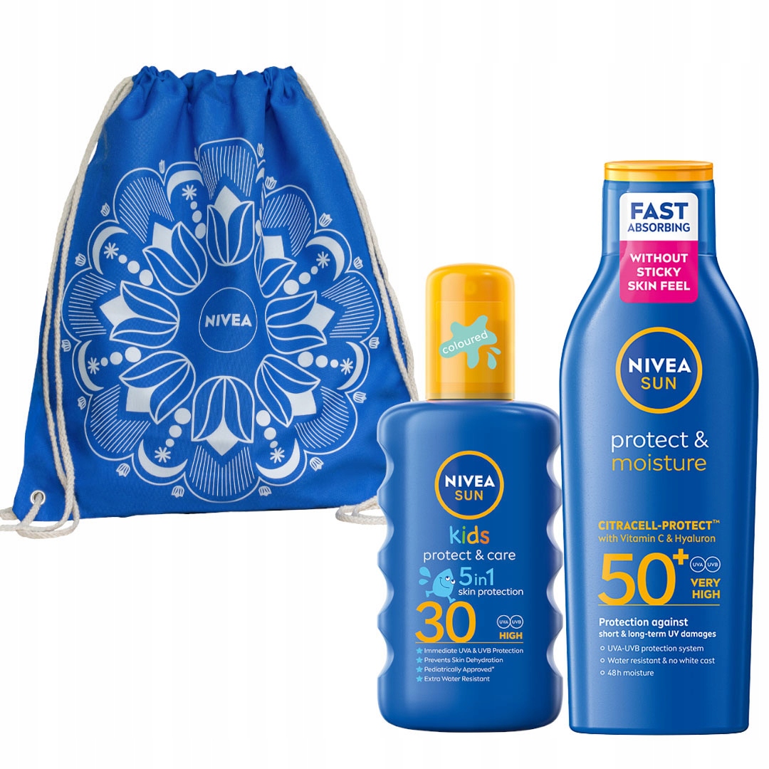 Sun zestaw sprayu ochronnego i balsamu przeciwsłonecznego SPF 50