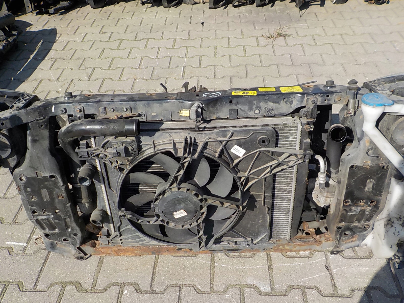 653 NISSAN QASHQAI J10 1.5 DCI support panel for radiators sider radiator