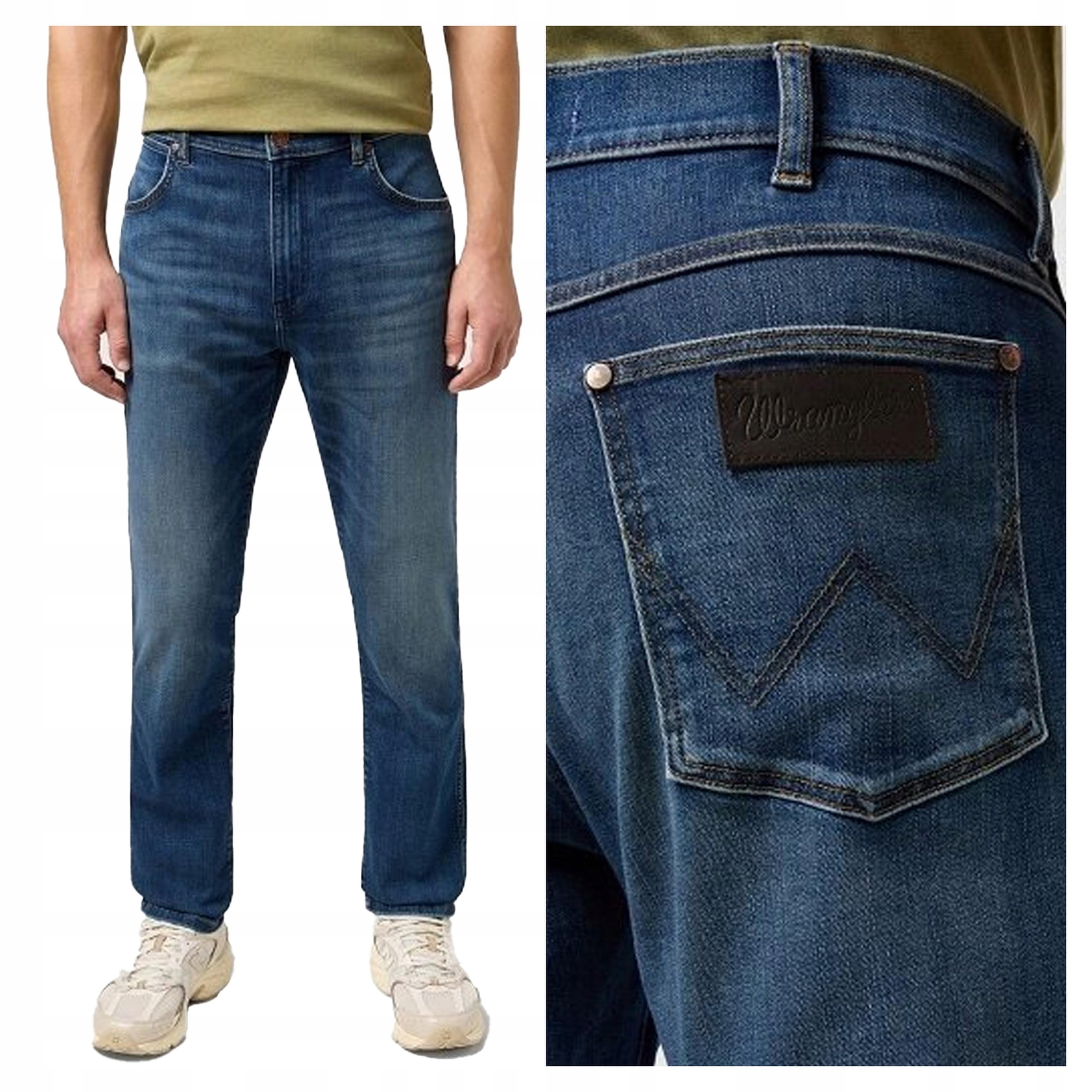 Wrangler Larston W31 L34 Pánské džínové kalhoty džíny Proste