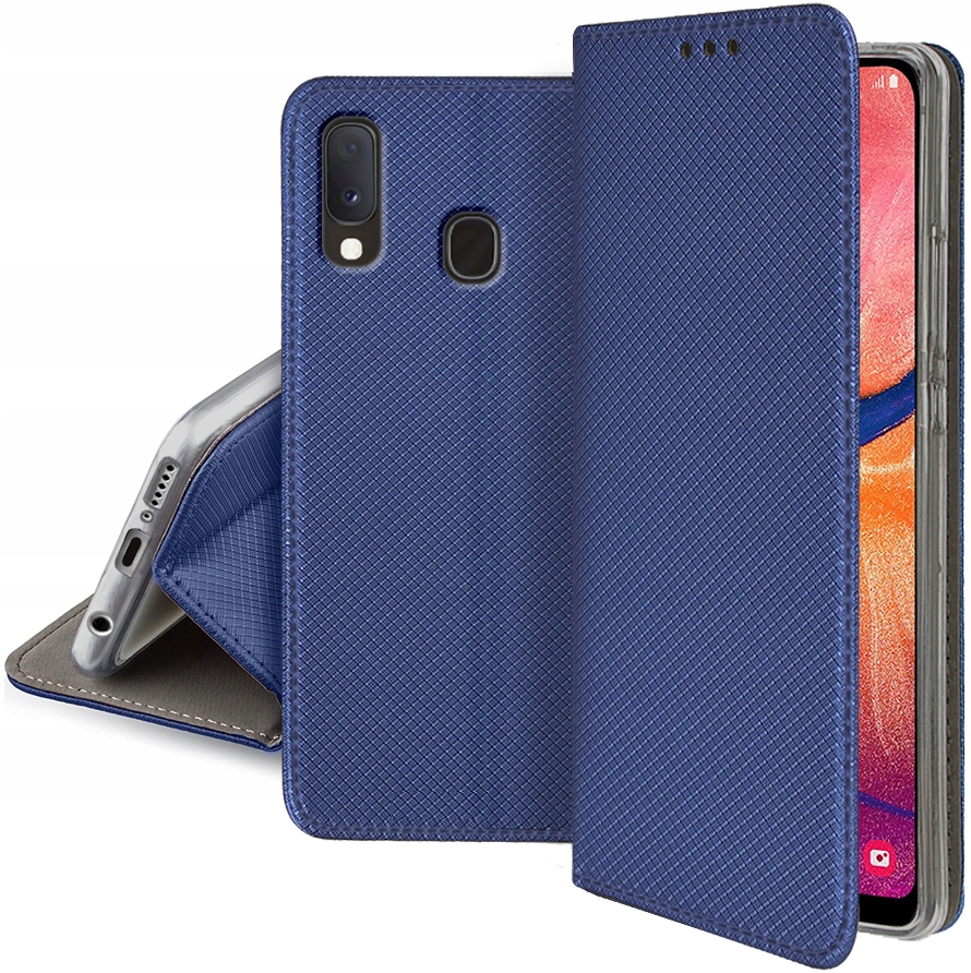 

Etui Smart Magnet Szkło 9H do Samsung Galaxy A40