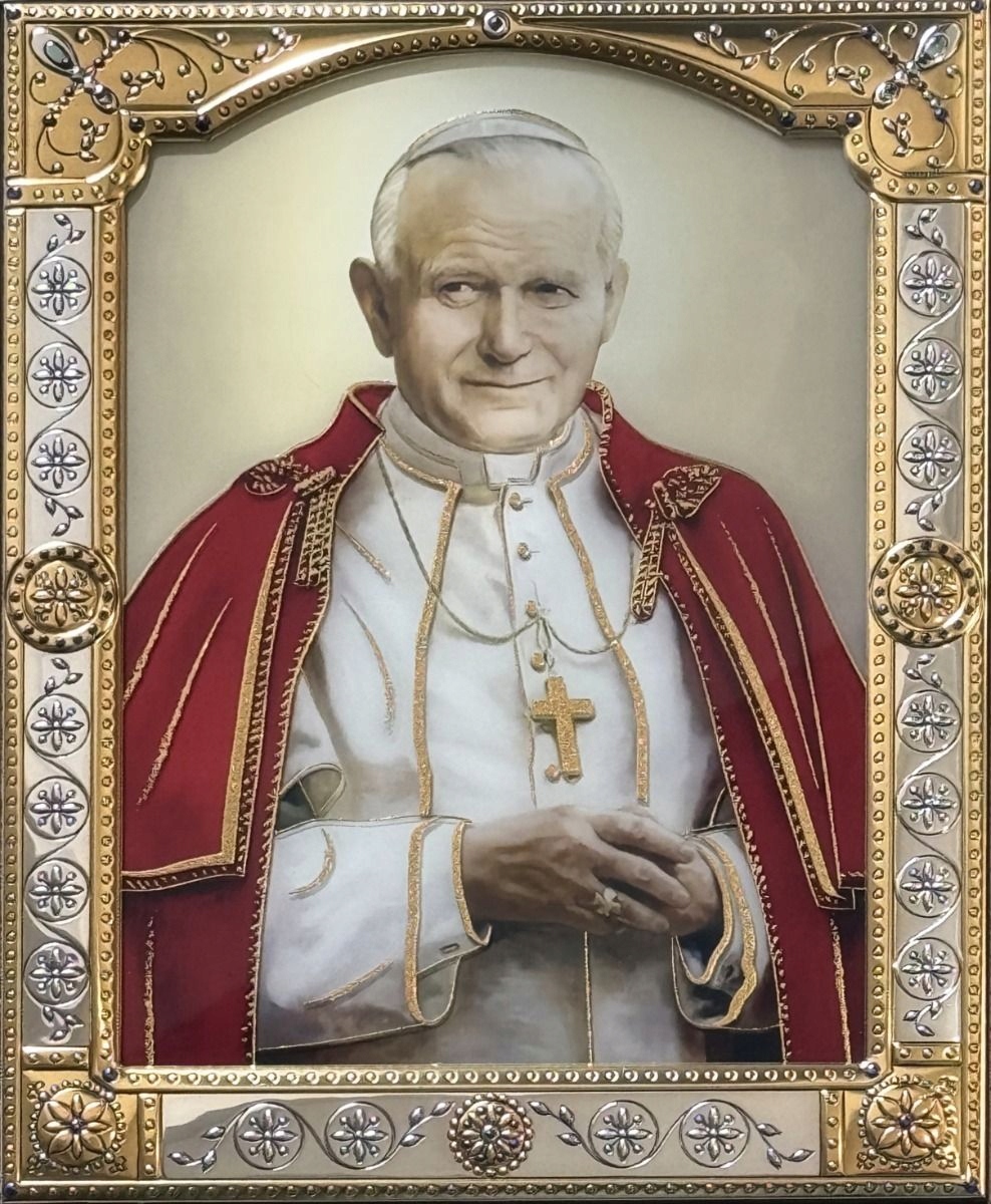 Ikona Svätý Ján Pavol II CU015/2Gravírovanie zdarma