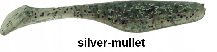 Bass Assassin Sea Turbo Shad 10cm Silver Mullet