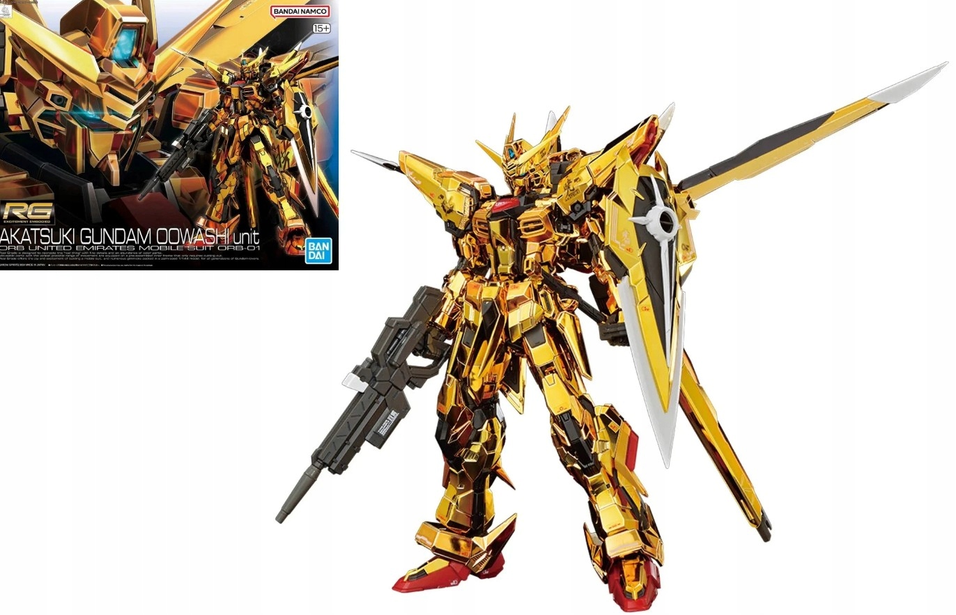 Gundam Rg 1/144 Akatsuki Gundam Oowashi Unit Model stavebnice
