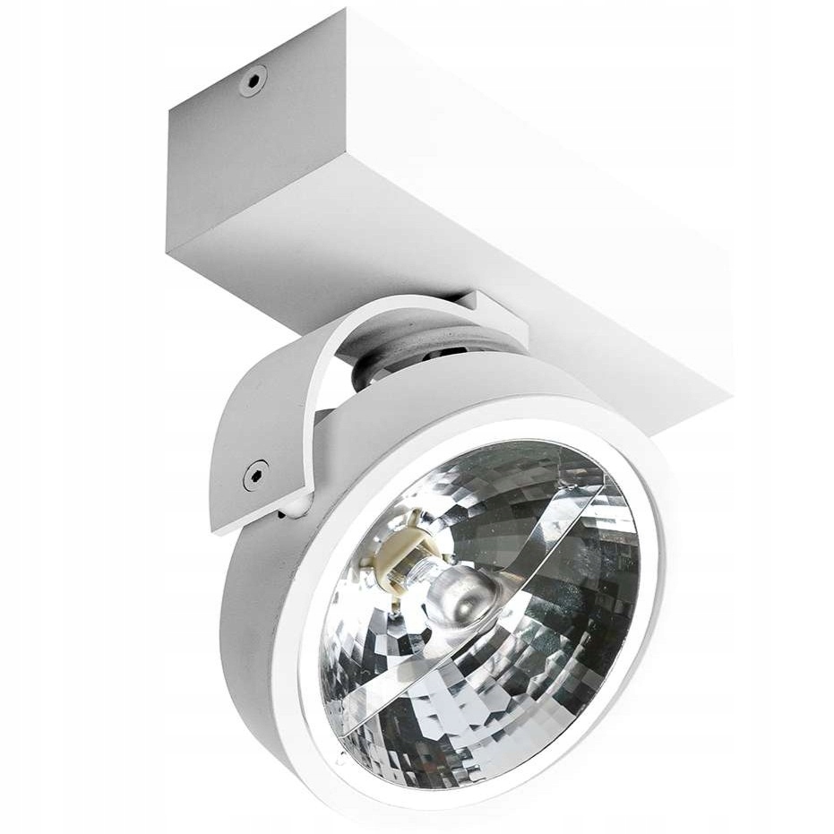 Spot stropná lampa biela do spálne, obývacej izby, chodby Jerry 1 12V