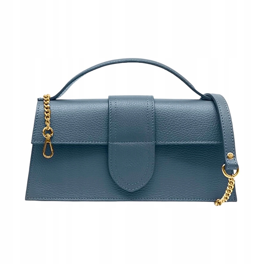 Torebka Kuferek, skóra naturalna Grace Mini Jeans Kolor inny kolor