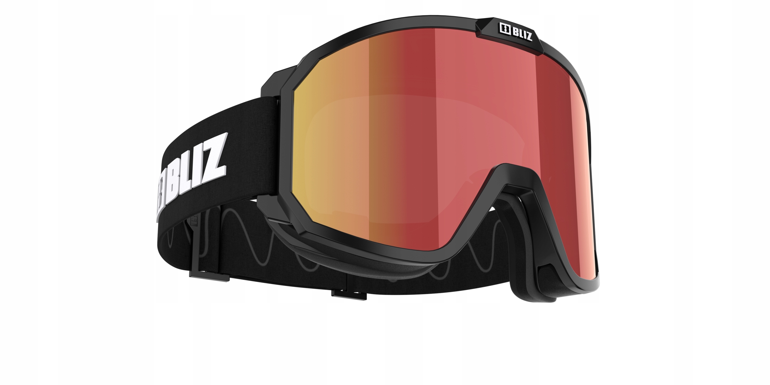 Brýle Bliz Rave matt Black/ Brown With Red Multi Lens KAT.3