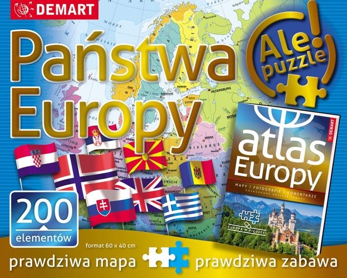 

Demart Państwa Europy Puzzle 200 elementów
