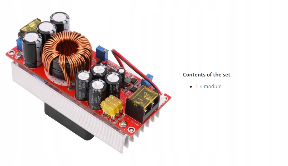 DC-DC PRZETWORNICA NAPIĘCIA 1800W 40A STEP UP