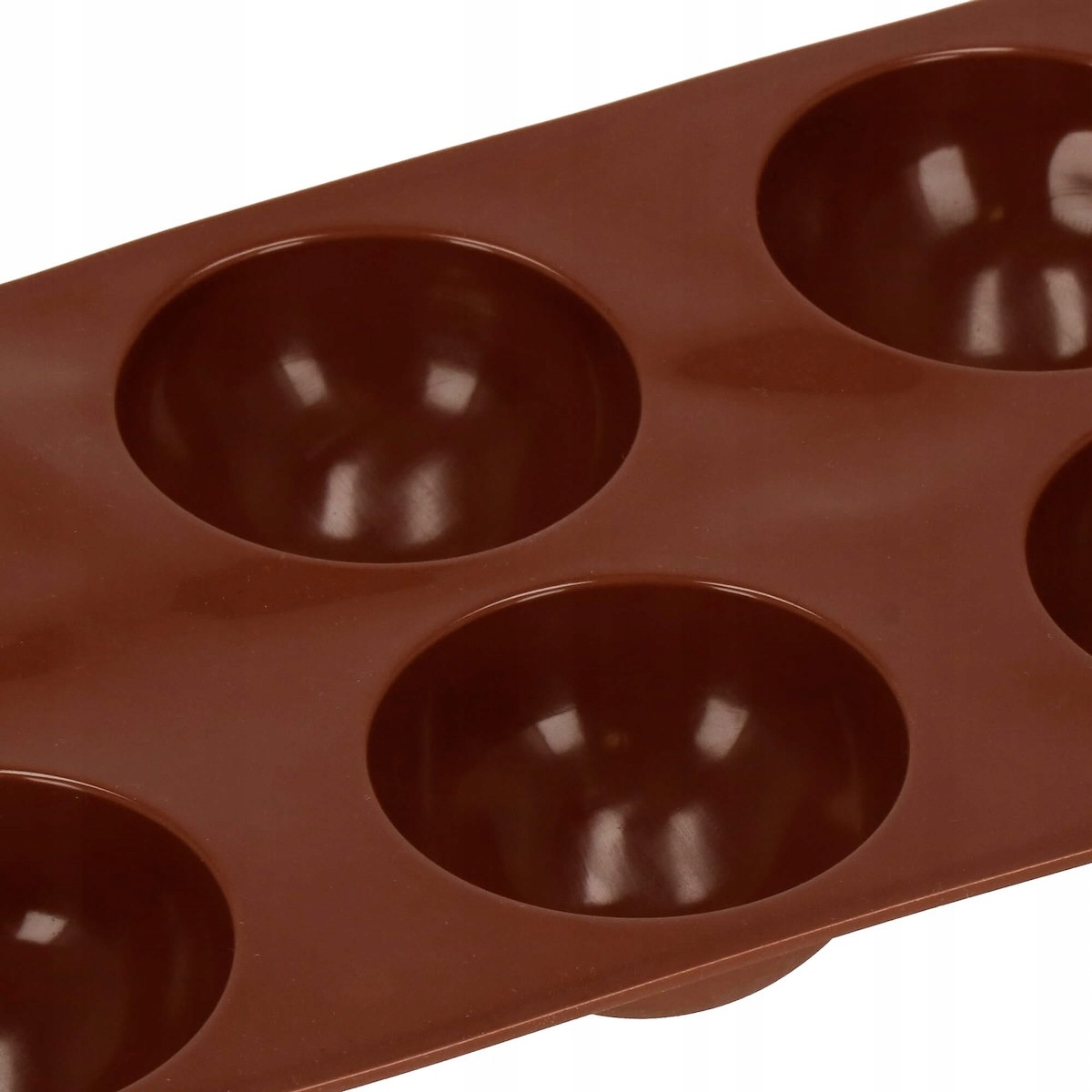 FORMA SILIKONOWA FOREMKA DO PIECZENIA MONOPORCJI CZKOLADY BABECZEK PÓŁKULA Szerokość produktu 16.5 cm