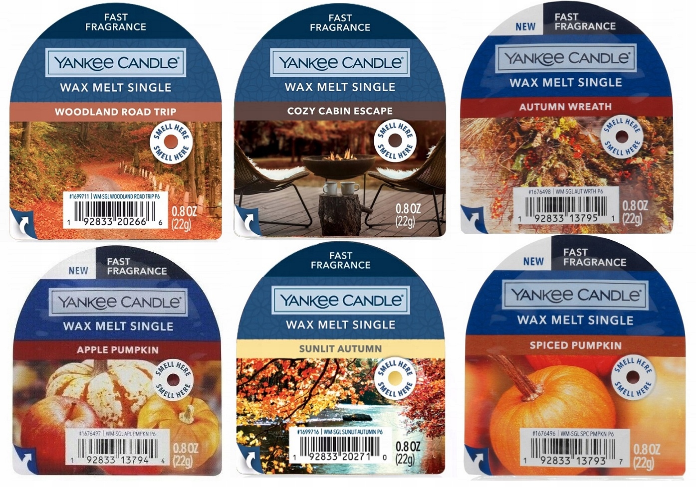 

Yankee Candle zestaw 6 wosków Autumn Winter