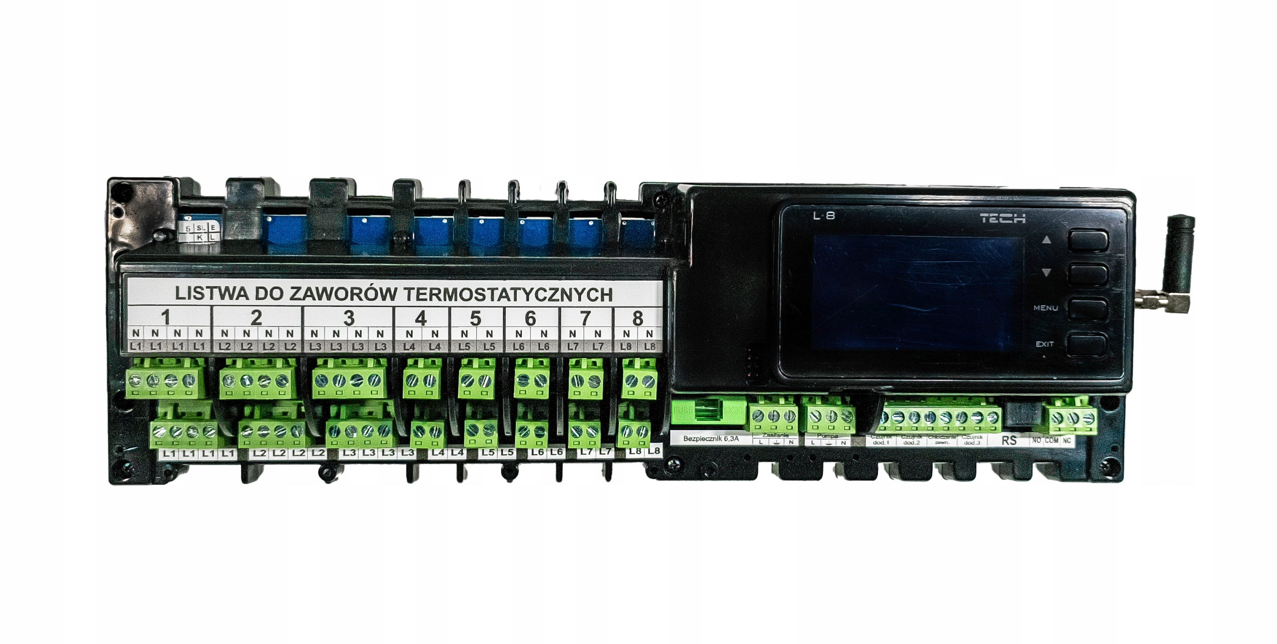 LISTWA STEROWNIK OGRZEWANIA PODŁOGOWEGO TECH L-8e Moc 0 W/m²