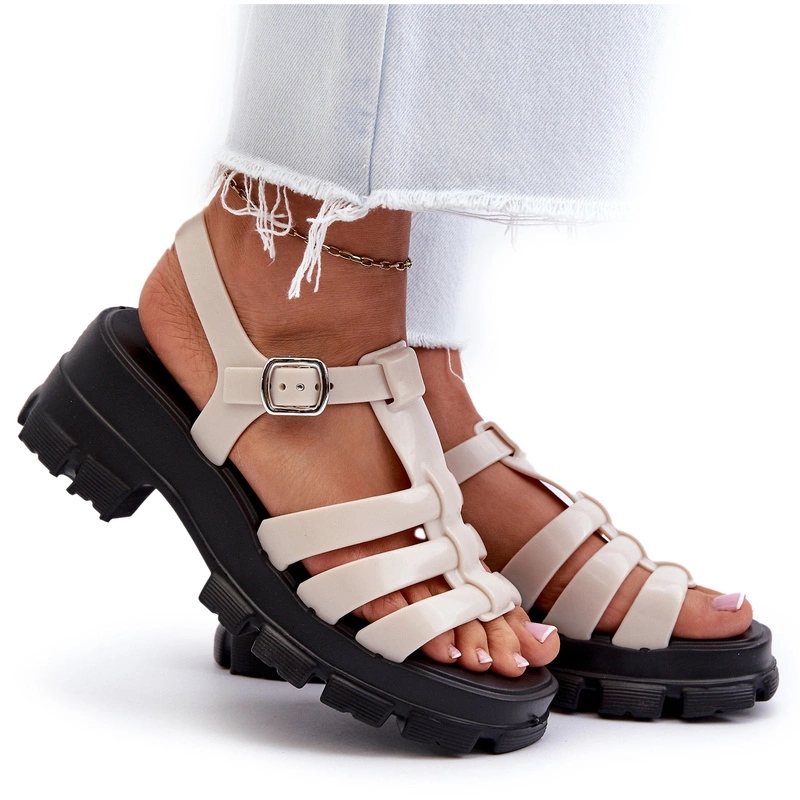 Dámské Voňavé Pohodlné Zaxy NN285040 Světle Béžové 38