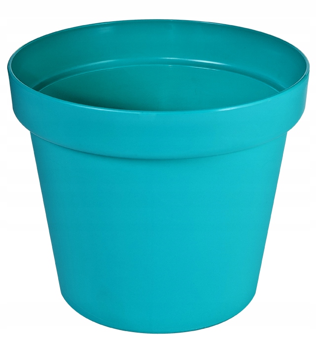 

Doniczka Osłonka Na Kwiaty Patio Turkusowa 15cm