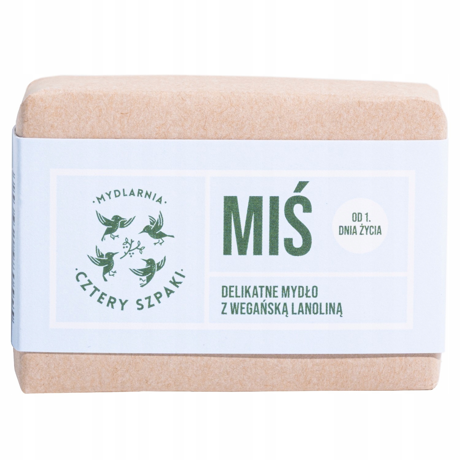 CZTERY SZPAKI Mydło MIŚ z WEGAŃSKĄ lanoliną EAN (GTIN) 5903641980555