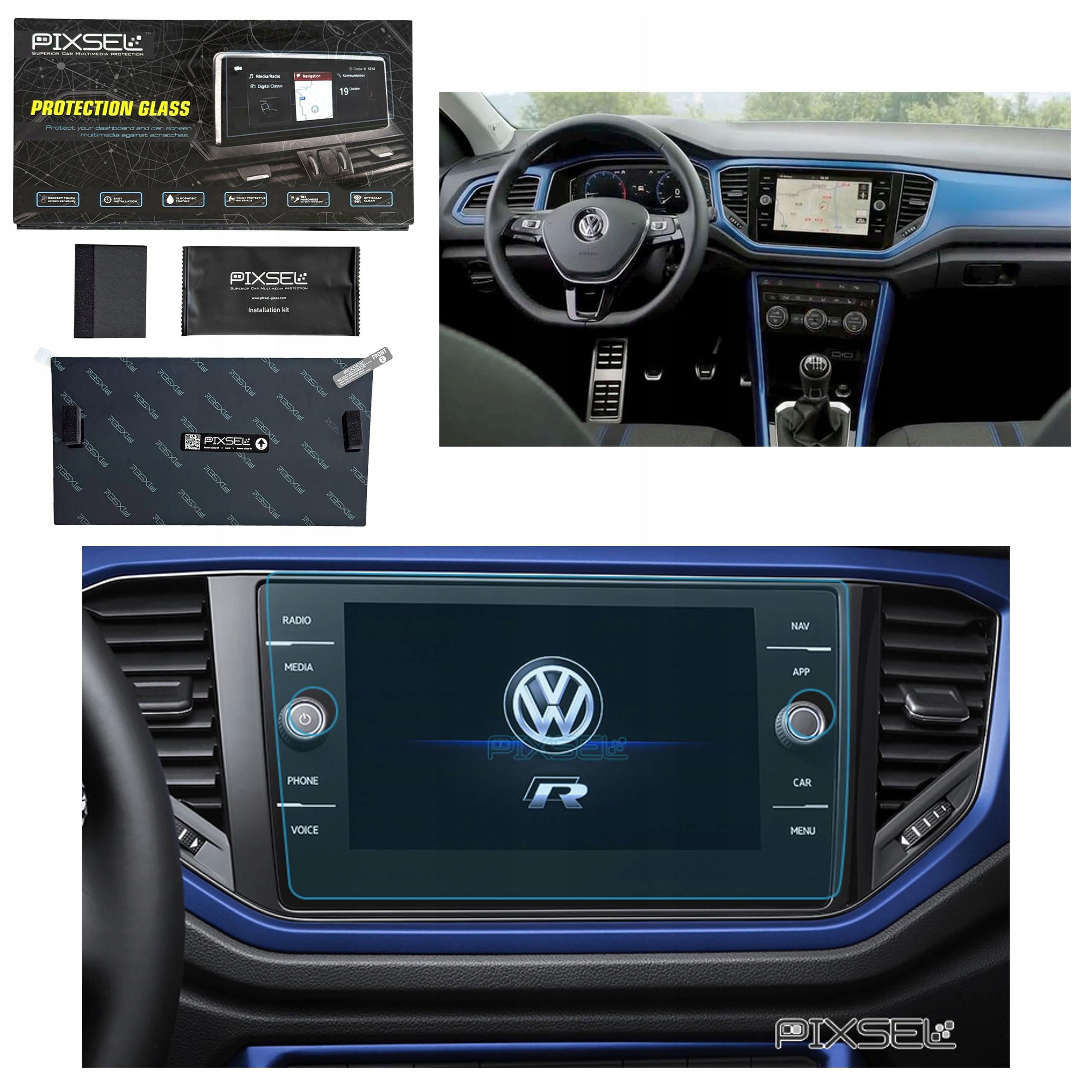 Antyodciskowe Matowe Szkło Ochronne Volkswagen T-ROC-10.9“ 2018-2021