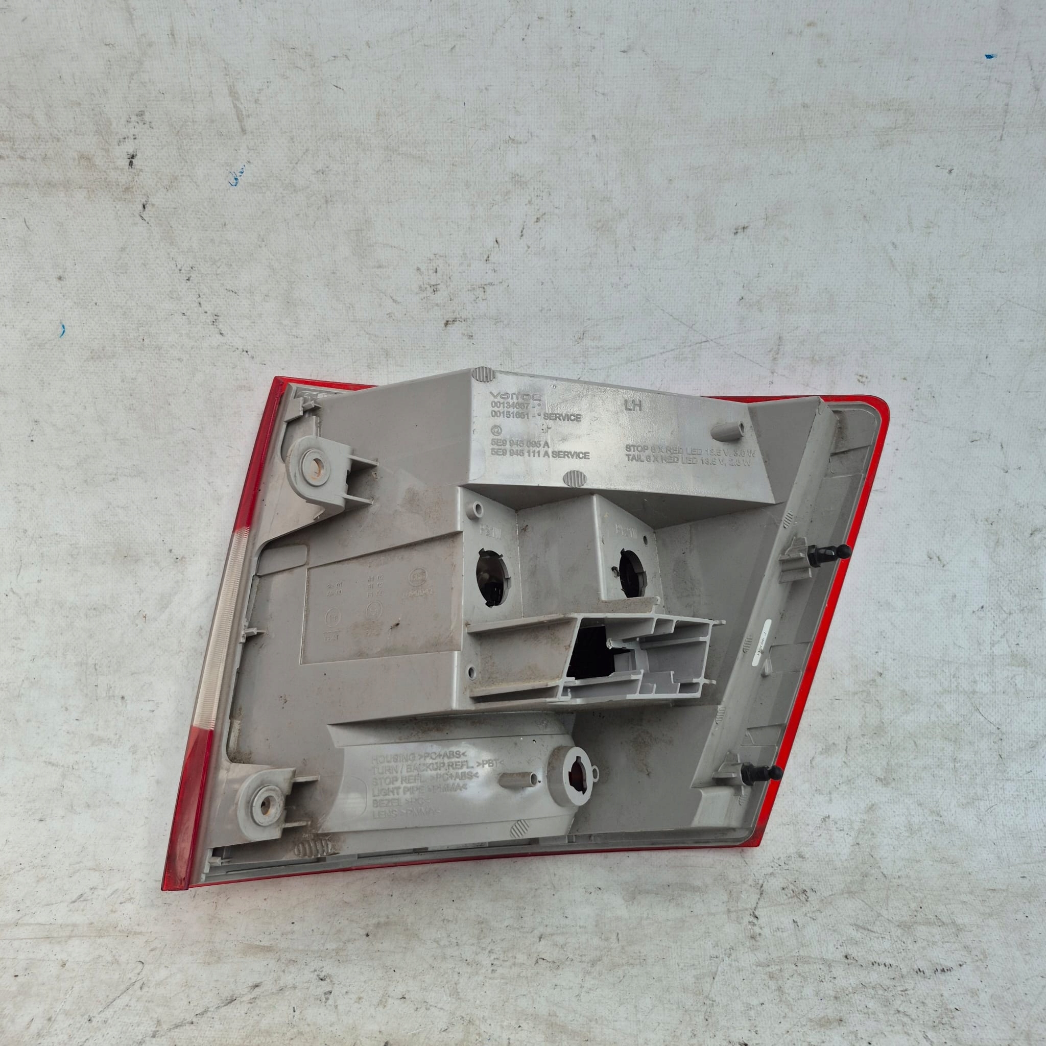 SKODA OCTAVIA III 3 KOMBI 13- light left rear part rear