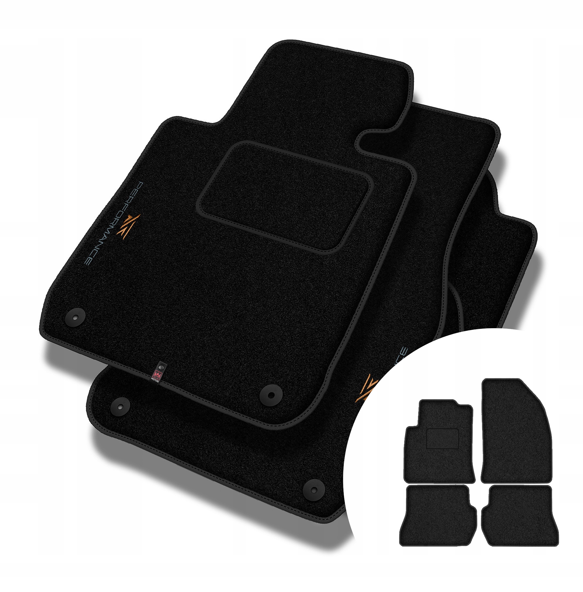 Velurové koberce Performance pro Ford Fusion 2005-2012