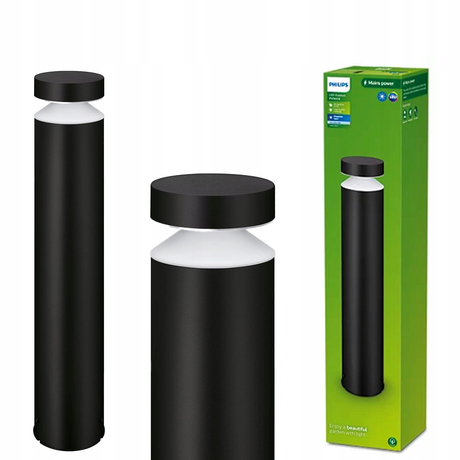 Vonkajšia záhradná lampa Stĺpik 50 cm Led 6W 750lm 4000K Laven Philips