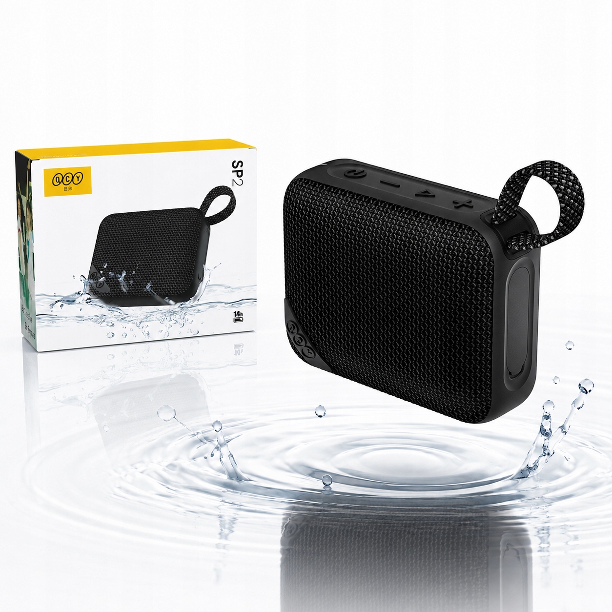 Głośnik Bluetooth Qcy SP2 IP67 z podświetleniem Rgb i trybem stereo Qcy
