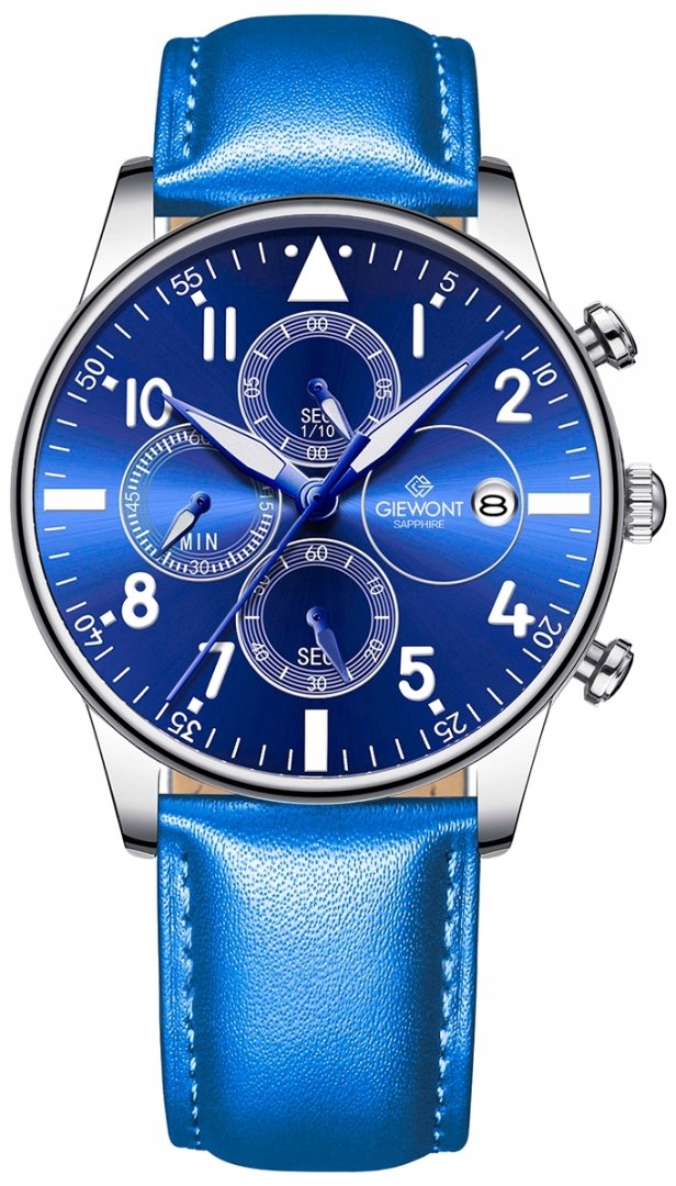 Pánské Hodinky Giewont Chronograph Sapphire Modré GW5630-A5