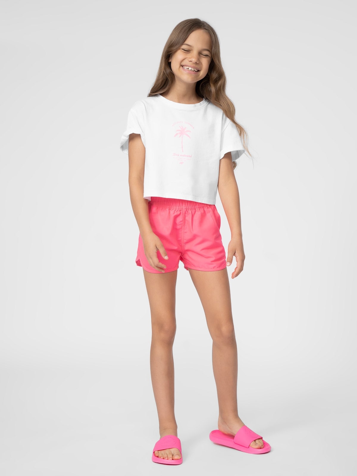 

Spodenki Dziewczęce 4F 4FJSS22TSHOF163-54N-158/164