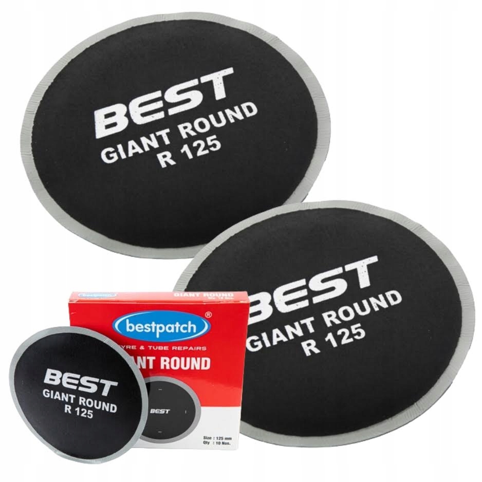 Łatki do dętek GIANT ROUND 125mm Best 2 sztuki