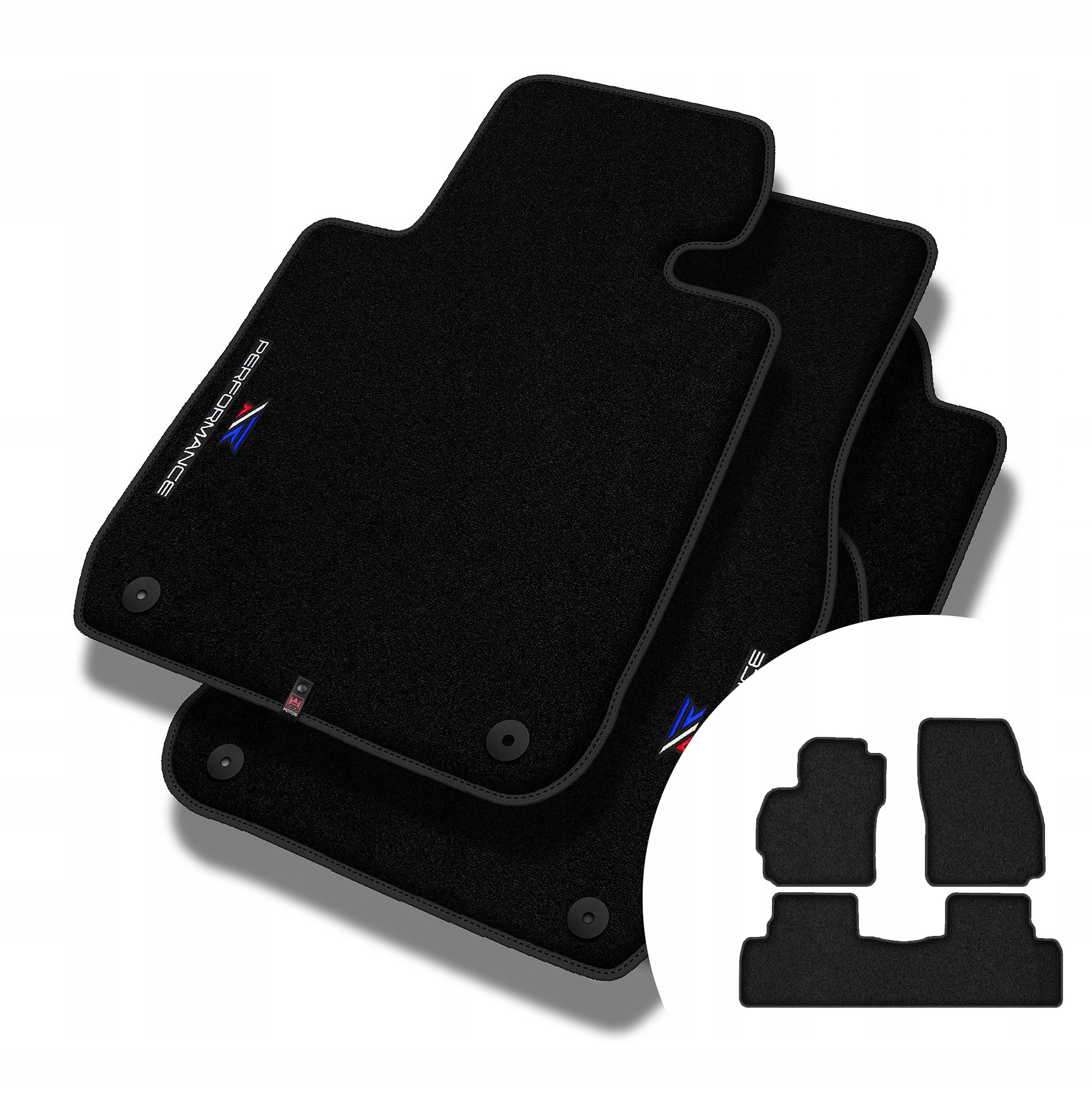Velúrové koberčeky Performance pre Mazda 5 II 2005-2010 5 osôb