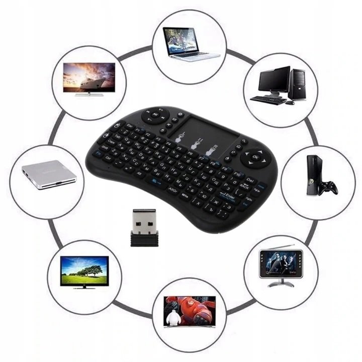 MINI KLAWIATURA BEZPRZEWODOWA SMART TV BLUETOOTH EAN (GTIN) 0089059491694