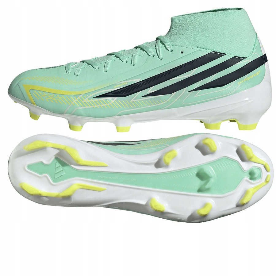 Buty adidas F50 League MID Fg KJ3420 zielony 48