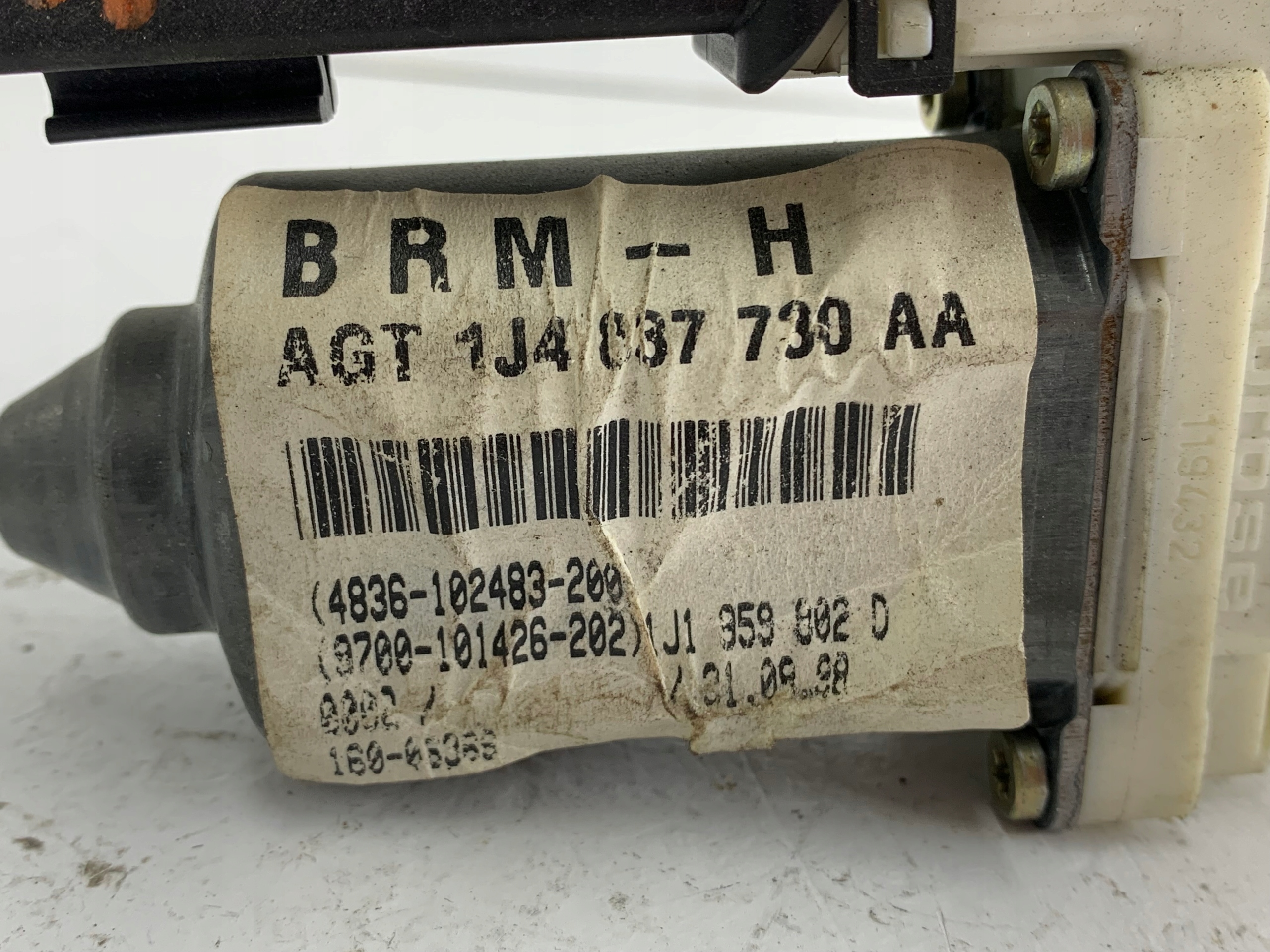VW GOLF IV mini motor windows left rear part 1J4837730AA