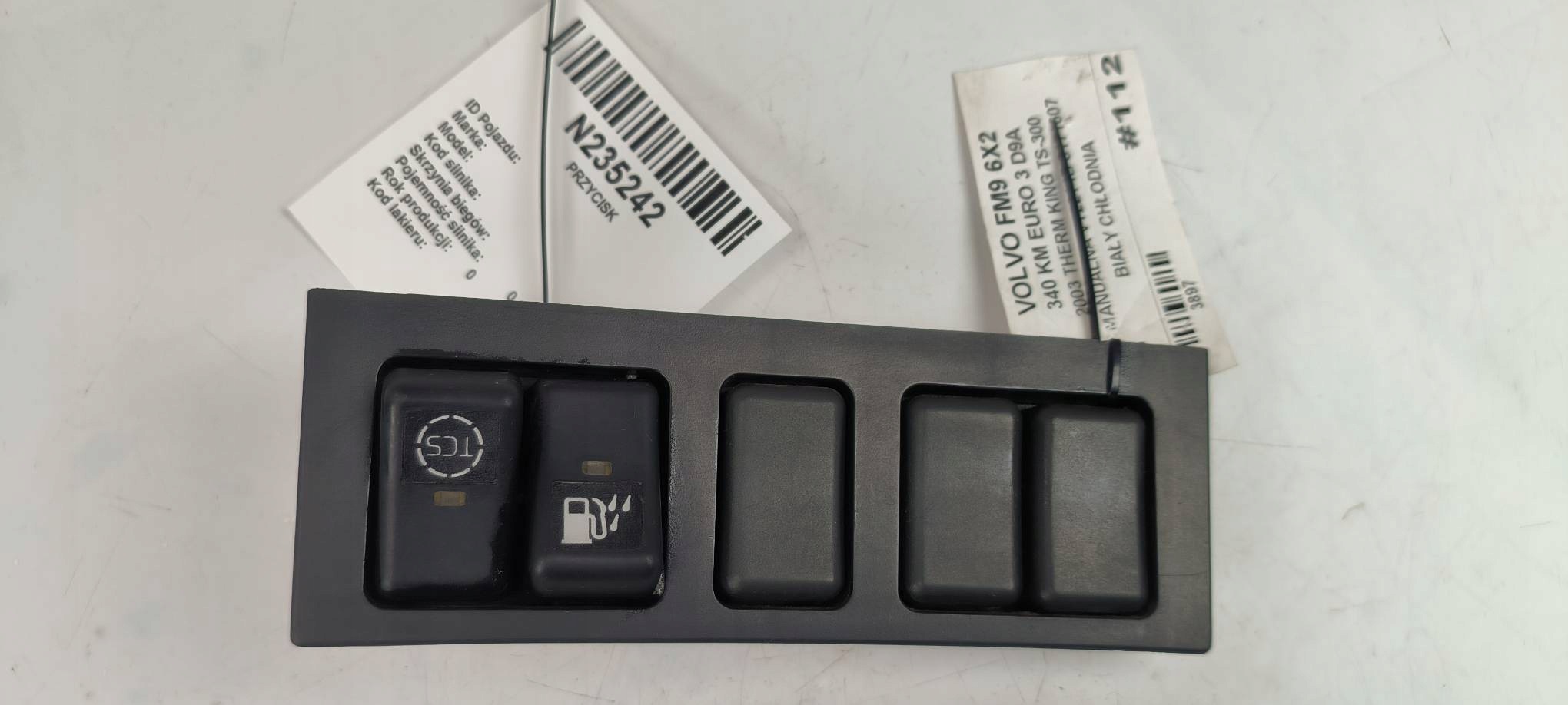 PANEL ovladačů 3175616 VOLVO FM 9