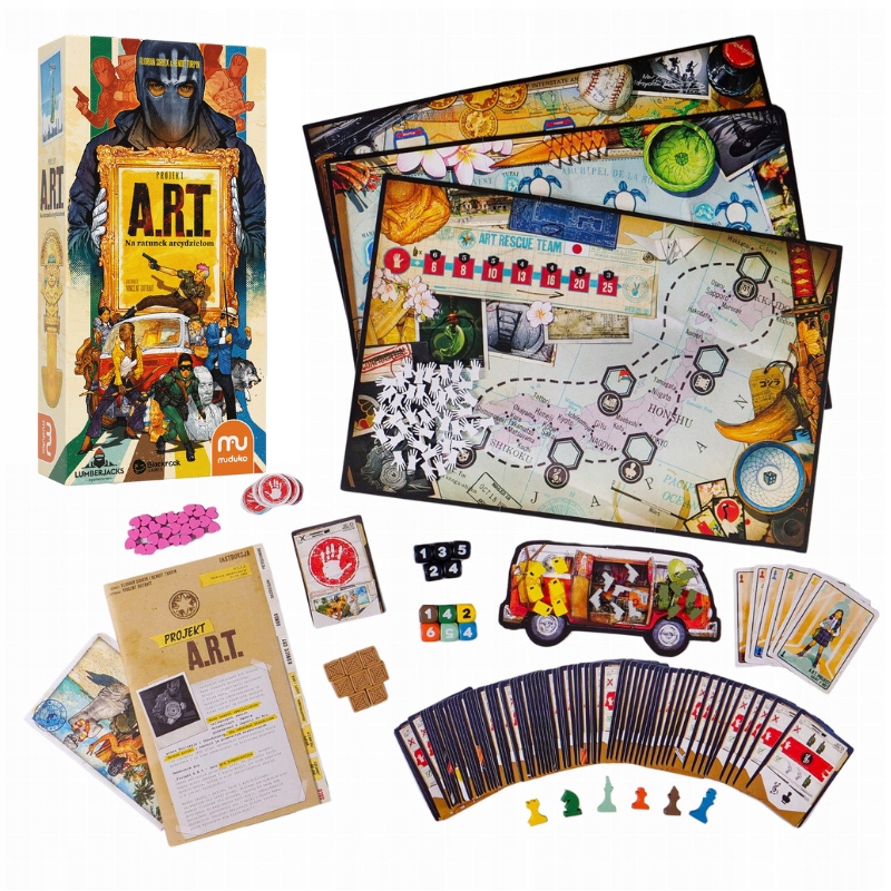 Muduko Projekt A.r.t. Na Ratunek Arcydziełom Planszowa Gra Kooperacyjna